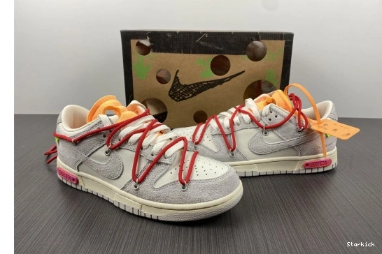 O-W Lot DJ0950-103 Dunk Low Nike 40 1010